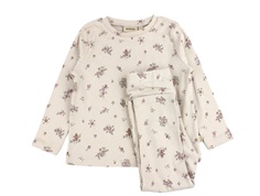 Wheat pale lilac flowers pajamas Mila